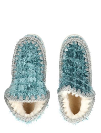 Mou Eskimo Trainer Overstitching Agapet Blue