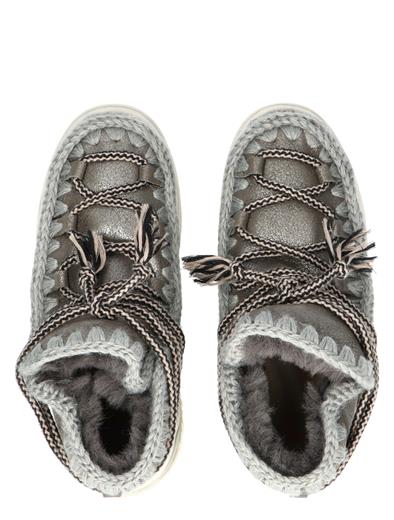 Mou Eskimo Trainer Scoubidou Lace Grey