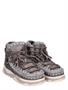 Mou Eskimo Trainer Scoubidou Lace Grey