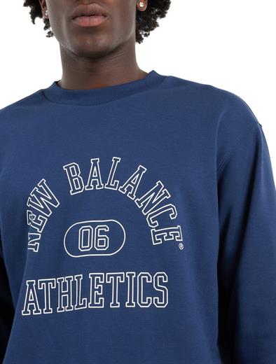 New Balance Graphic Crew Sweat Navy