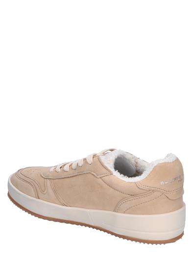 Philippe Model Nice Low Court Sneaker Teddy Women Nubuck Beige