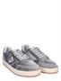 Philippe Model Nice Low Court Sneaker Women Pony Metal Argento