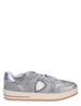 Philippe Model Nice Low Court Women Pony Metal Argento