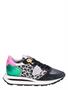 Philippe Model Tropez Haute Sneaker Glitter Women Glitter Leo Noir Vert