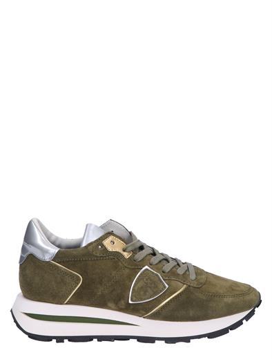 Philippe Model Tropez Haute Sneaker Women Daim Militaire