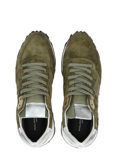 Philippe Model Tropez Haute Sneaker Women Daim Militaire