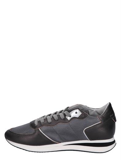 Philippe Model Tropez Low Metal Women Metal Resau Anthracite