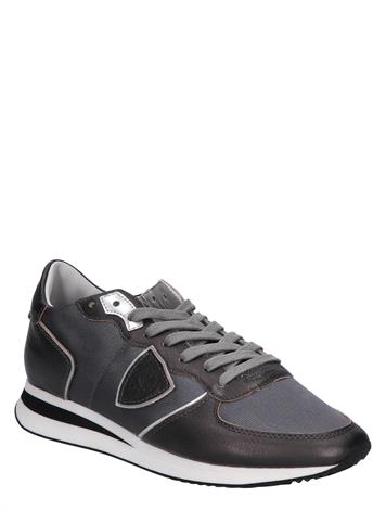 Philippe Model Tropez Low Top Sneaker Metal Women Metal Resau Anthracite