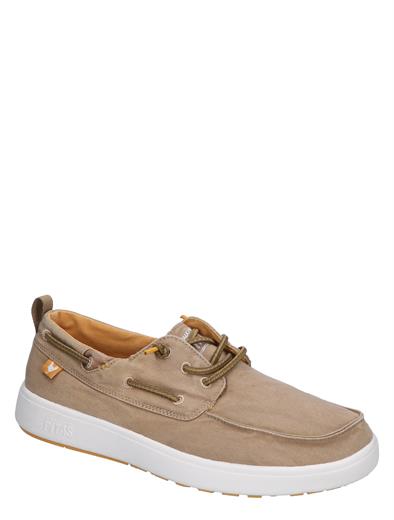 Pitas Maui H-Grip Boat Shoes Beige