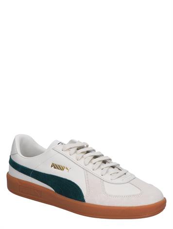 Puma Army Trainer Warm White Dark Green