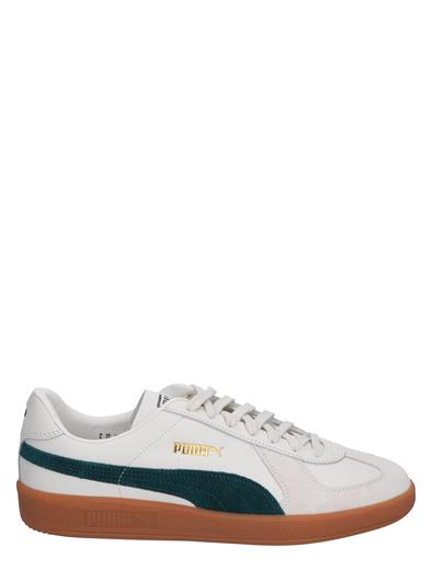 Puma Army Trainer Warm White Dark Green