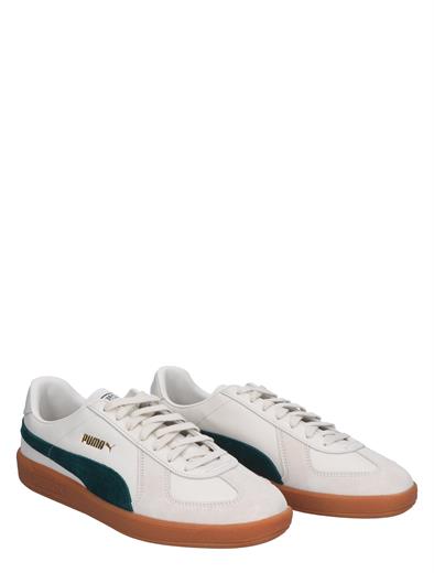 Puma Army Trainer Warm White Dark Green