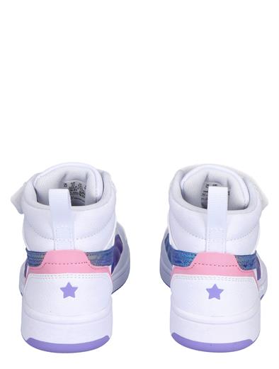 Puma Rebound V6 Mid Bouncy Velcro White Lavender Mauve