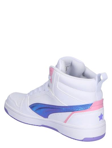 Puma Rebound V6 Mid Bouncy White Lavender Mauve