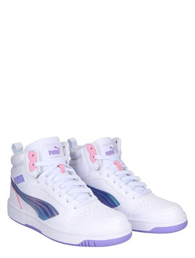 Puma Rebound V6 Mid Bouncy White Lavender Mauve