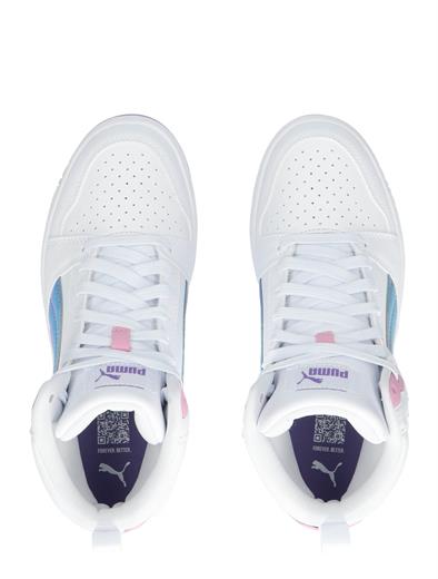 Puma Rebound V6 Mid Bouncy White Lavender Mauve