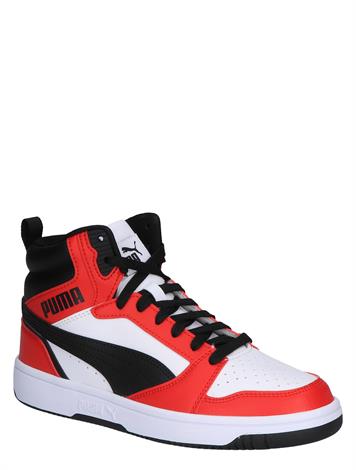 Puma Rebound V6 Mid Jr White Black All Time