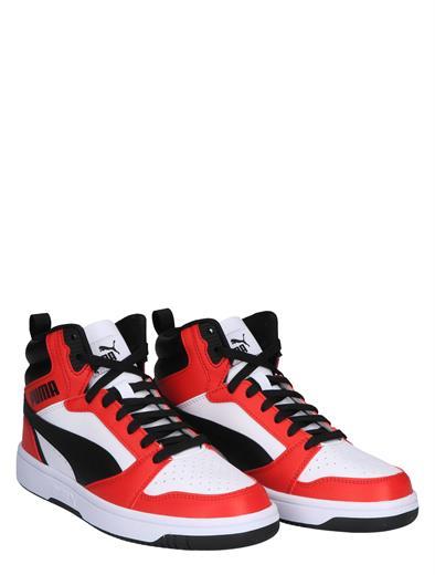 Puma Rebound V6 Mid Jr White Black All Time