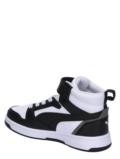 Puma Rebound V6 Mid White Black Grey