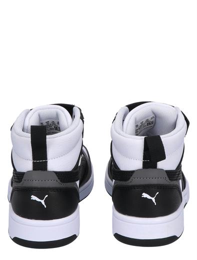 Puma Rebound V6 Mid White Black Grey