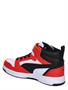 Puma Rebound V6 Mid White Black Red