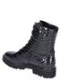 Rapid Soul Verine Black Patent Croco