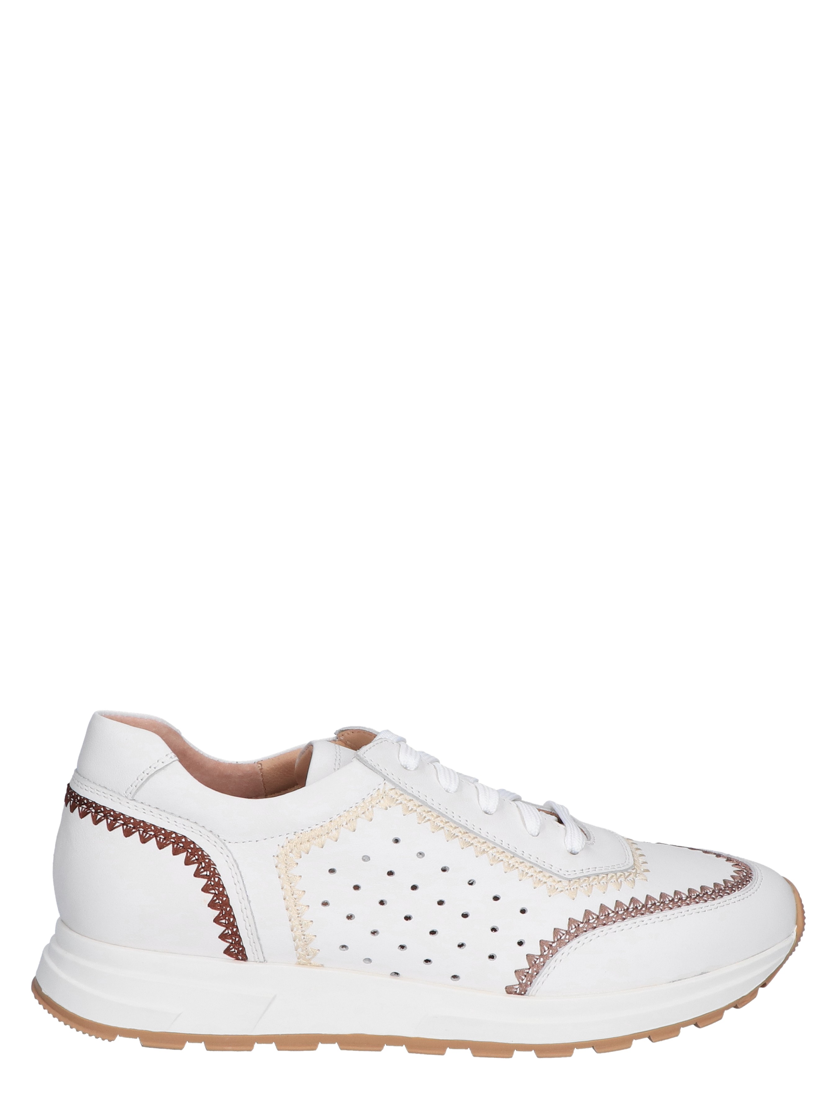 Rapid soul Winfreda White Brown Combi Veterschoenen