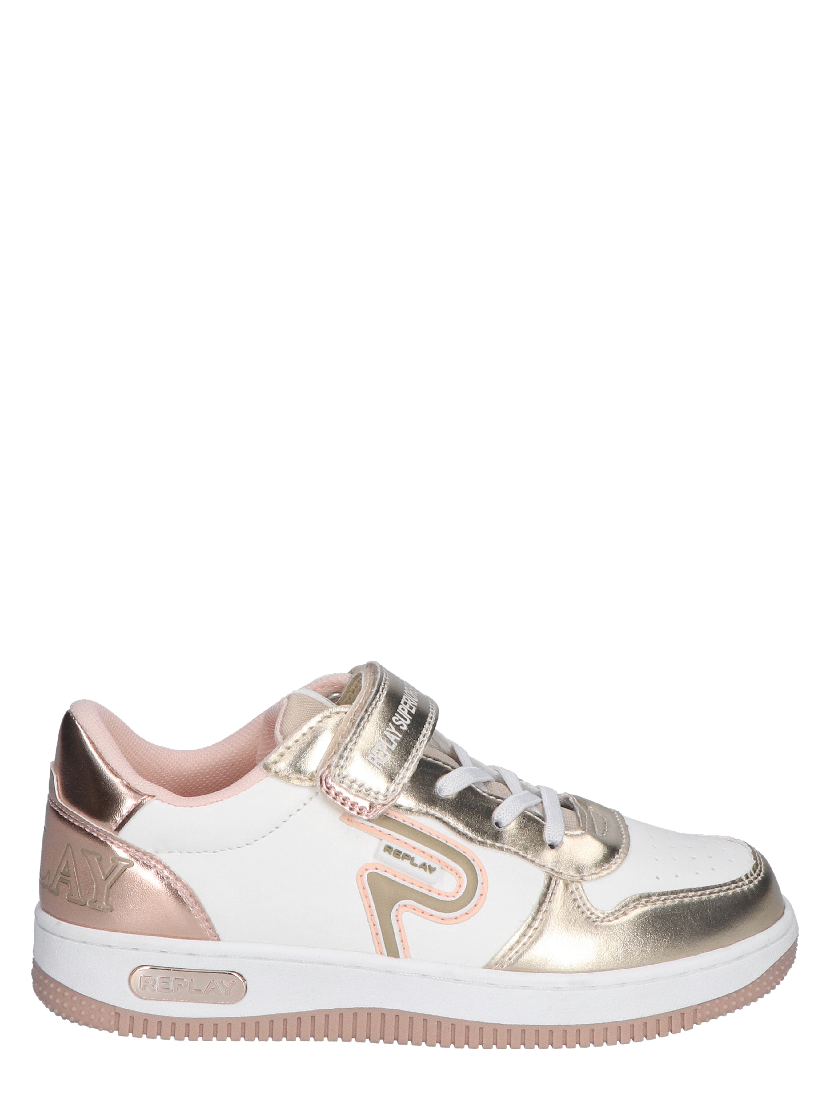 Replay Epic Jr 14 JZ430031S 2587 Gold Pink Sneakers