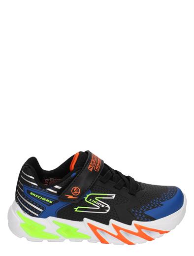 Skechers S Lights Flex Glow Bolt Black Blue