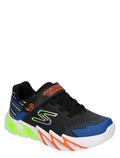 Skechers S Lights Flex Glow Bolt Black Blue