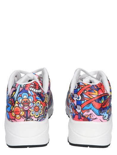 Skechers Uno Color Doodle Skech Air Multi Color