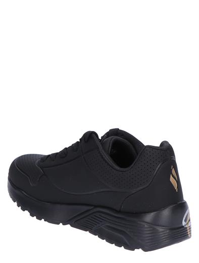 Skechers Uno Lite Metallic Love Goldcrown Black Gold