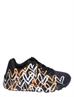 Skechers Uno Lite Metallic Love Goldcrown Black Gold