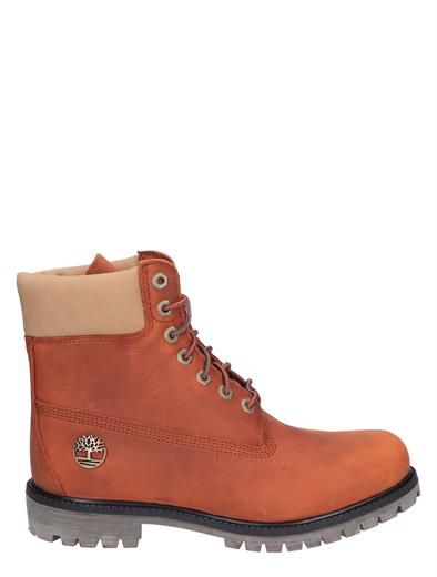 Timberland Premium 6 Inch Waterproof Laced Boot Medium Orange Full 