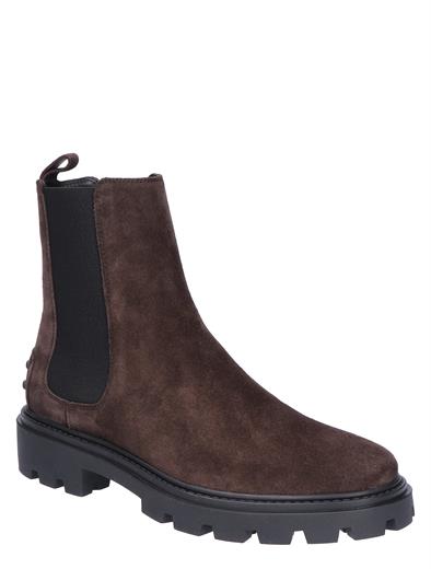 Tod's Chelsea Boot in Suede Brown