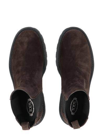 Tod's Chelsea Boot in Suede Brown