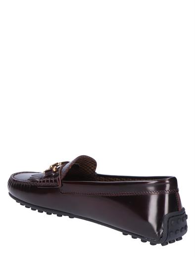 Tod's City Gommino Driving Shoe in Leather Bordeaux