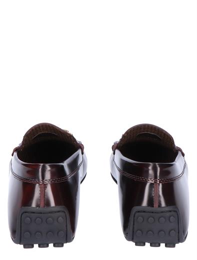 Tod's City Gommino Driving Shoe in Leather Bordeaux