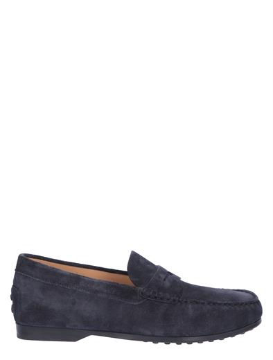 Tod's Loafers in Suede Blue