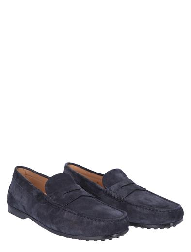 Tod's Loafers in Suede Blue