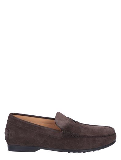 Tod's Loafers in Suede Brown