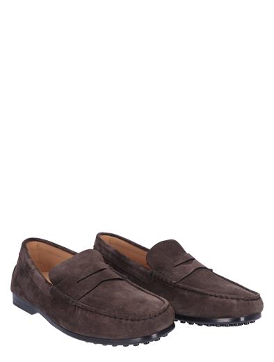 Tod's Loafers in Suede Brown