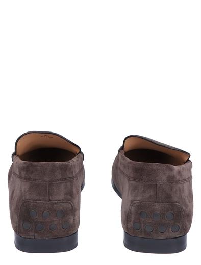 Tod's Loafers in Suede Brown