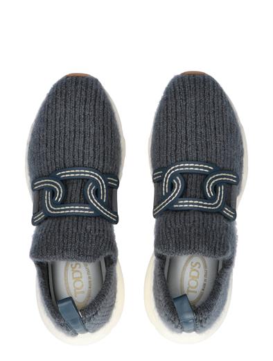 Tod's Slip On Stretch Blue