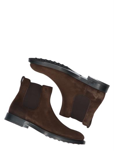 Tods Chelsea Boot in Suede Brown