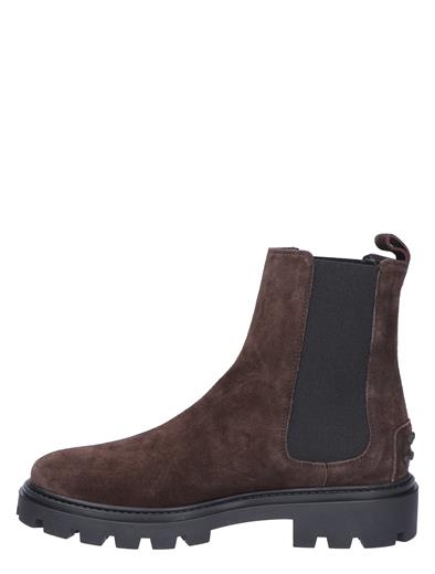 Tods Chelsea Boot in Suede Brown