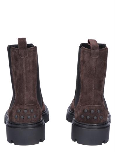 Tods Chelsea Boot in Suede Brown