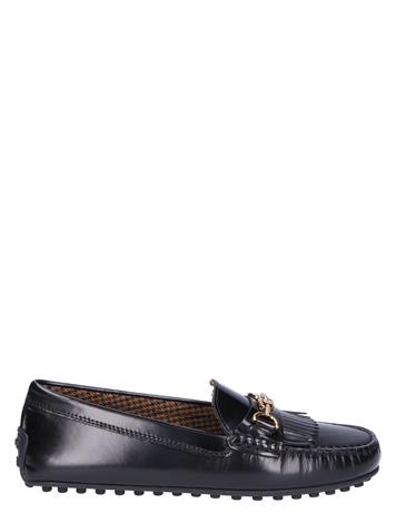 Tods City Gommino Driving Shoe in Leather Black