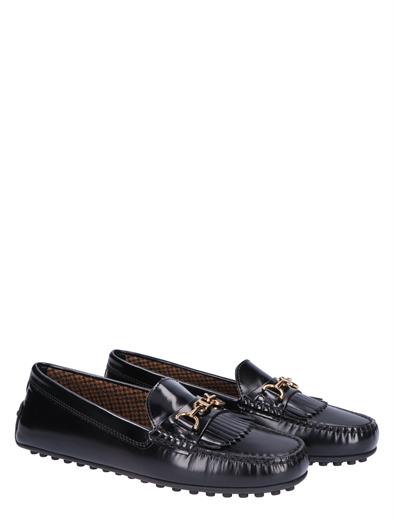 Tods City Gommino Driving Shoe in Leather Black