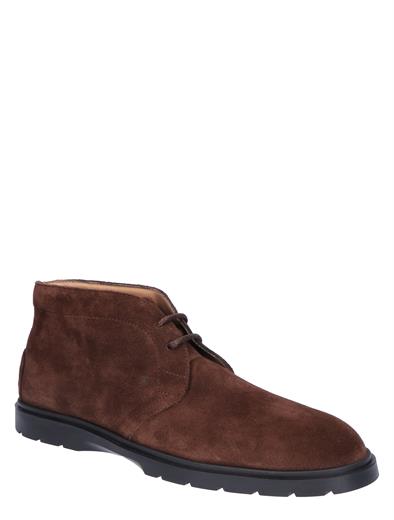 Tods Dessert Boot in Suede Marrone Africa